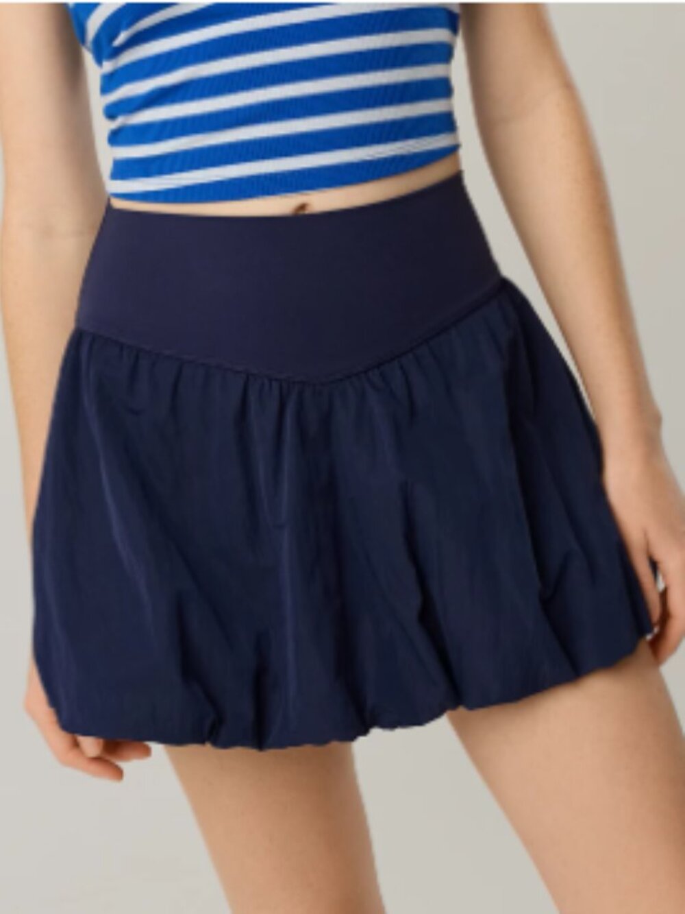 OFFLINE By Aerie Real Me Bubble Skort, Royal Navy - Size XS